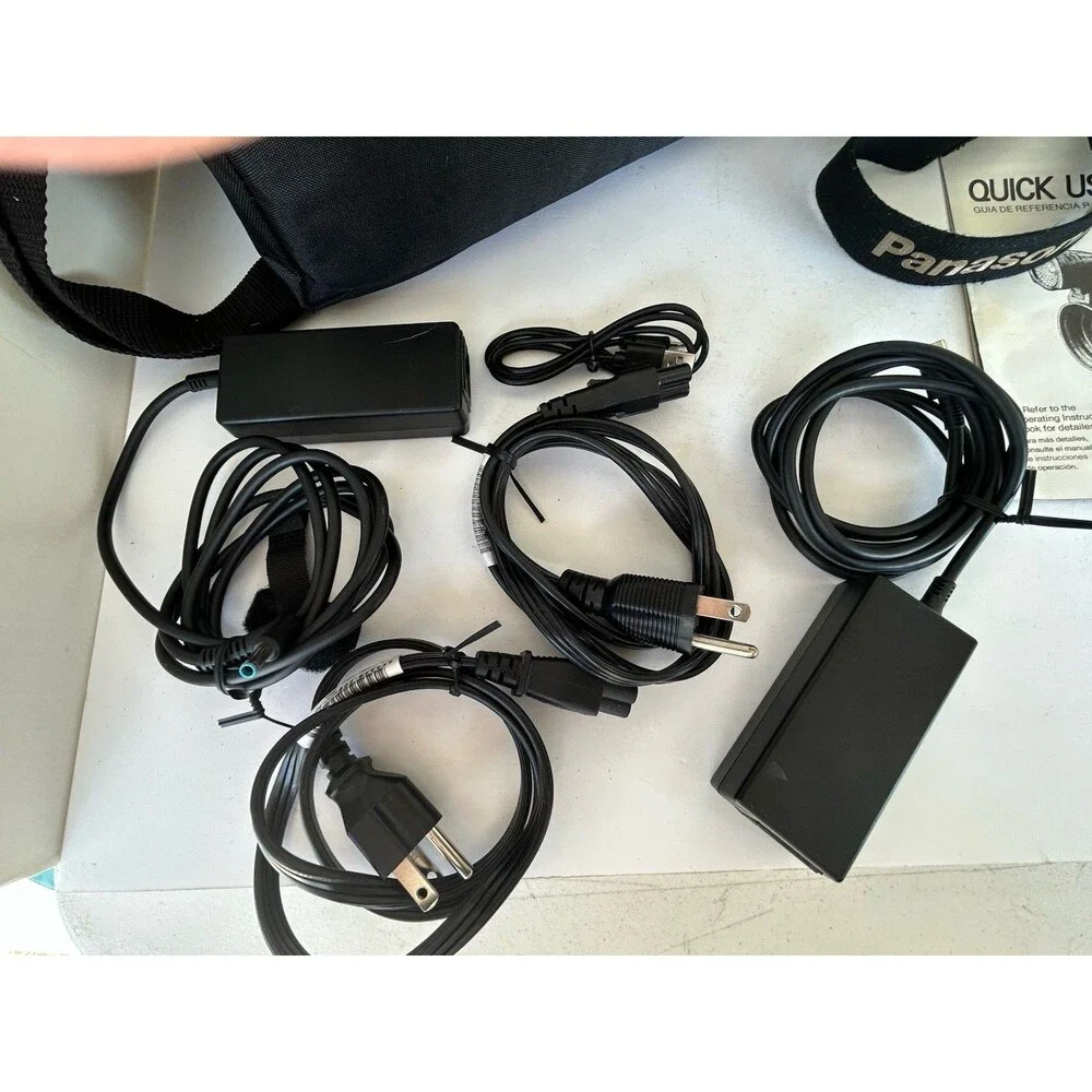 Panasonic PV-IQ403D VHS-C Camcorder Kit Case Charger Batteries Remote AS-IS Part